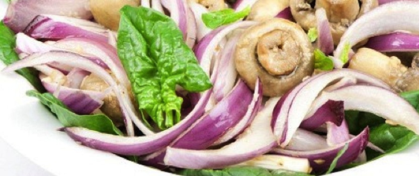 Red Onion & Mushroom Salad
