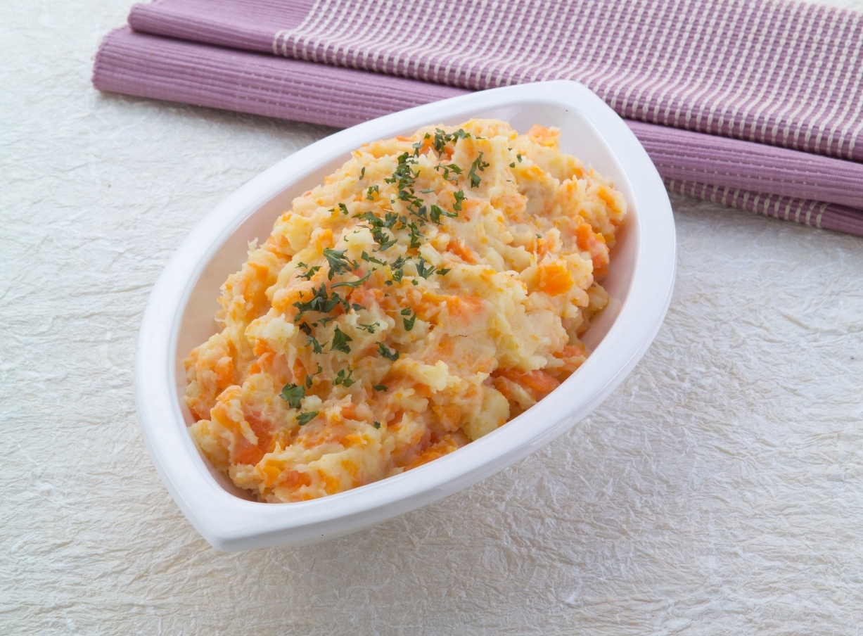 Carrot, parsnip and potato mash