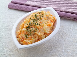 Carrot, parsnip and potato mash