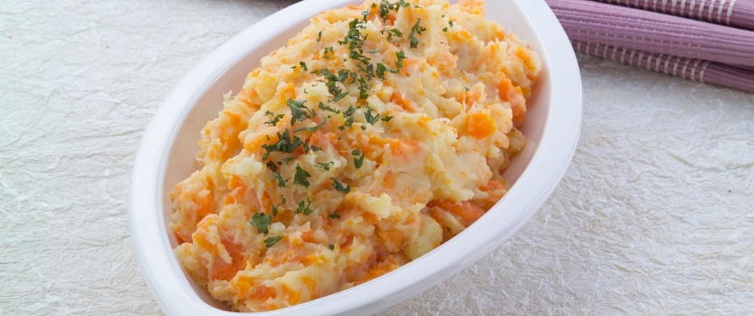 Carrot, parsnip and potato mash